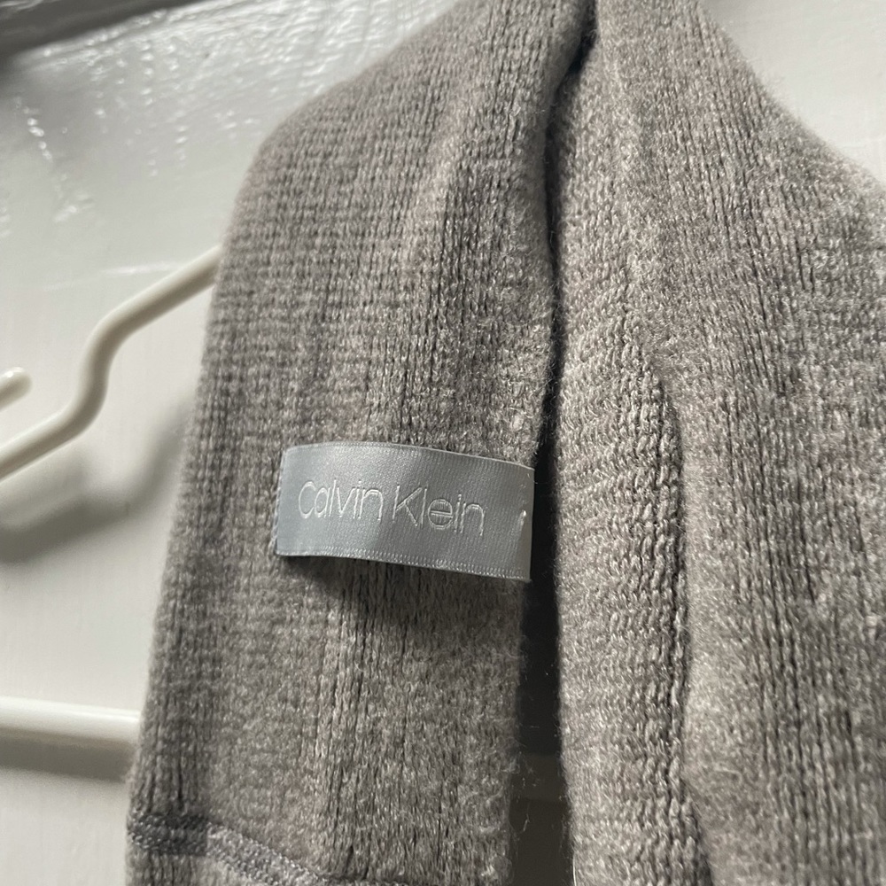 Calvin Klein Grey Infinity Scarf